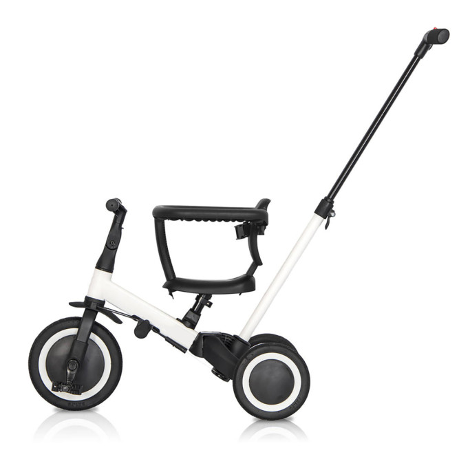 Детский беговел-велосипед 6в1 с родительской ручкой, белый - TR008-WHITE