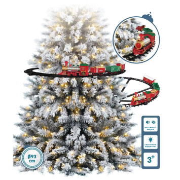 Железная дорога Fenfa Новогодний поезд на Елку - 2024E