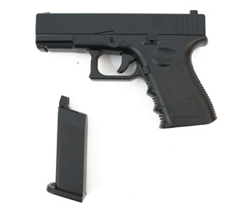Пистолет металлический Glock 17 (пневматика, 18,5 см) - G.15