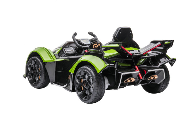 Детский электромобиль Lamborghini V12 Vision Gran Turismo 4WD 12V - HL528-LUX-GREEN