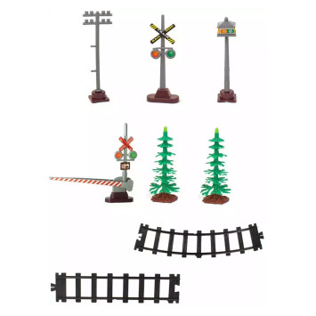 Детская железная дорога Fenfa с паром, свет, звук - 1613D