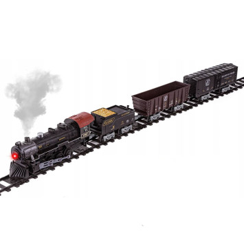 Детская железная дорога Fenfa с паром, свет, звук - 1613D