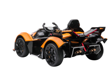 Детский электромобиль Lamborghini V12 Vision Gran Turismo 4WD 12V - HL528-LUX-ORANGE