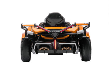 Детский электромобиль Lamborghini V12 Vision Gran Turismo 4WD 12V - HL528-LUX-ORANGE