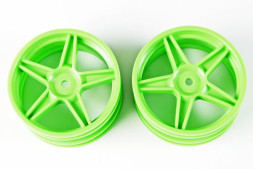 Диски пластиковые (2 штуки, перед, зеленые) - HSP06008P
