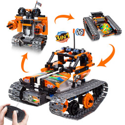 Радиоуправляемый конструктор QiHui "Stunt Car 3in1" (392 детали) - QH8016