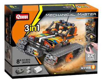 Радиоуправляемый конструктор QiHui &amp;quot;Stunt Car 3in1&amp;quot; (392 детали) - QH8016