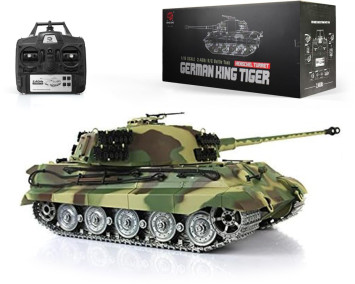 Радиоуправляемый танк Heng Long King Tiger PRO version V7.0 масштаб 1:16 2.4G - HL-3888A-1PRO-V7