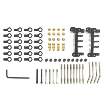 Комплект металлических деталей подвески WPL (тюнинг) для моделей C14, C24, С34 - WPL-A045