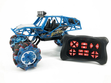Радиоуправляемый краулер Zegan на роликовых колесах, свет, звук 2.4G - ZG-C1431-BLUE