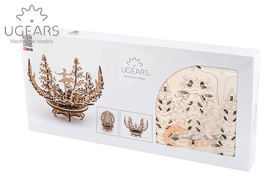 Деревянный 3D конструктор Ugears &amp;quot;Механический цветок&amp;quot; - 70016