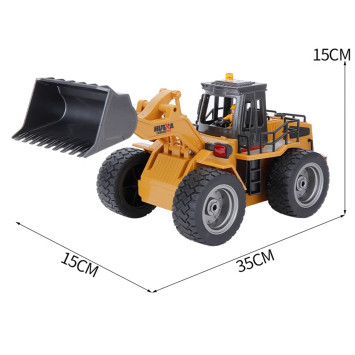 Радиоуправляемый погрузчик бульдозер с паром HUINA 1:18 - HN1532