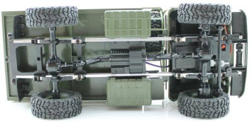 Радиоуправляемая грузовая машина WPL Зеленый 1:16 - WPLB-24R