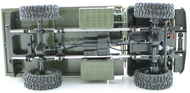 Радиоуправляемая грузовая машина WPL Газ 66 Зеленый 1:16 - WPLB-24R