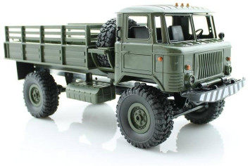 Радиоуправляемая грузовая машина WPL Зеленый 1:16 - WPLB-24R