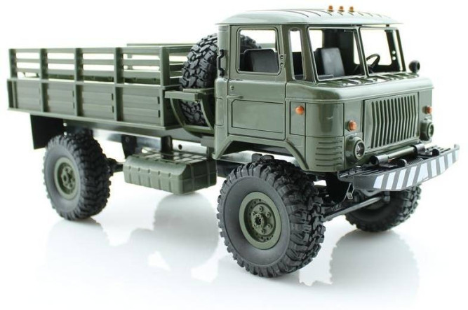 Радиоуправляемая грузовая машина WPL Газ 66 Зеленый 1:16 - WPLB-24R