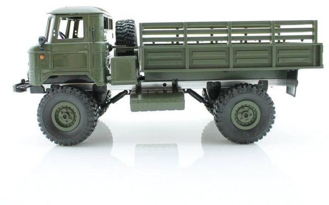 Радиоуправляемая грузовая машина WPL Газ 66 Зеленый 1:16 - WPLB-24R