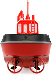 Радиоуправляемый буксир Tugboat черный 2.4G 1:72 - HL-3800-B