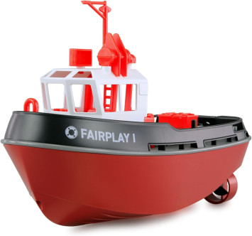 Радиоуправляемый буксир Tugboat черный 2.4G 1:72 - HL-3800-B