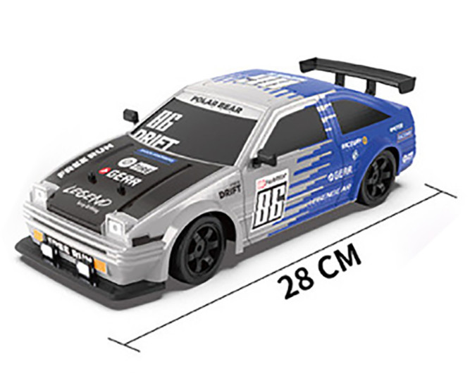 Радиоуправляемая машина для дрифта HB Toyota AE86 (4WD, свет, пар, акб, 1:16) - SC16A07-1