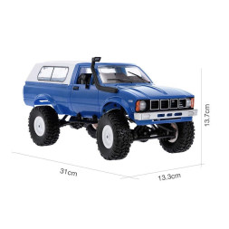 Радиоуправляемая машина WPL пикап Hilux (синий) 4WD 2.4G 1:16 RTR - WPLC-24R-BLUE