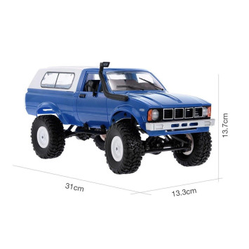 Радиоуправляемая машина WPL пикап Hilux (синий) 4WD 2.4G 1:16 RTR - WPLC-24R-BLUE