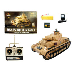Радиоуправляемый танк Heng Long DAK Pz. Kpfw.IV Ausf. F-1 1:16 - 3858-1