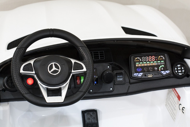 Электромобиль Harley Bella Mercedes-Benz GT R 4x4 MP3 - HL289-BLACK-PAINT-4WD