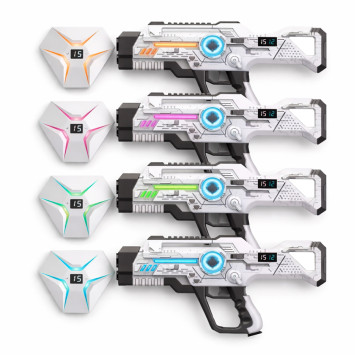 Набор для лазертага Wineya Star-Team (4 автомата + 4 LED жилета) - W7009L4