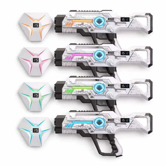 Набор для лазертага Wineya Star-Team (4 автомата + 4 LED жилета) - W7009L4