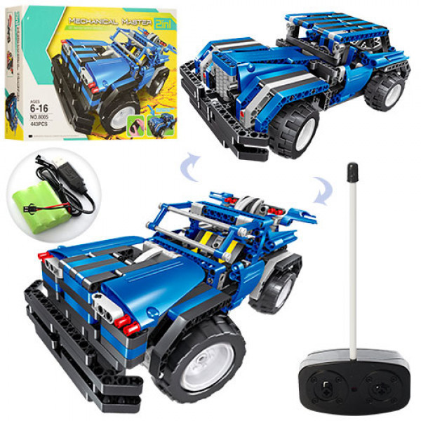 Радиоуправляемый конструктор QiHui &amp;quot;Джип&amp;quot; (443 детали) - QH8005