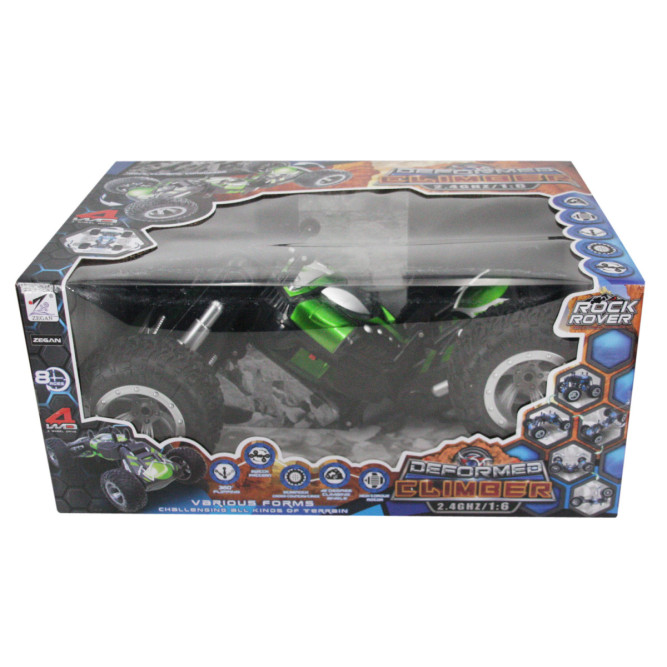 Радиоуправляемый трюковый вездеход Zegan Твистер 1:6 - ZG-C1251-GREEN