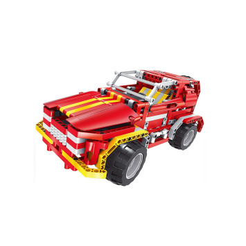 Радиоуправляемый конструктор QiHui &amp;quot;Пожарная машина&amp;quot; (472 детали) - QH8002