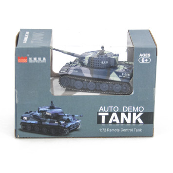 Радиоуправляемый танк Great Wall Tiger (серый камуфляж, 40MHz, 1:72) - 2117-3