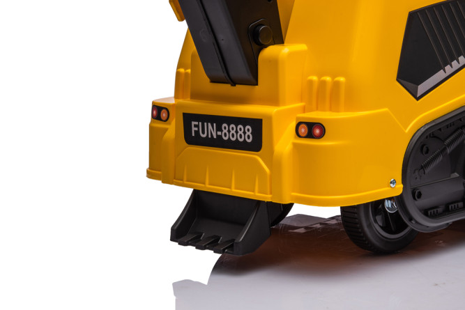 Детский электромобиль каталка 3в1 (экскаватор, каток, погрузчик) - AHL009E-YELLOW