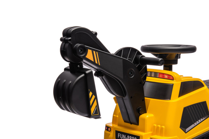 Детский электромобиль каталка 3в1 (экскаватор, каток, погрузчик) - AHL009E-YELLOW