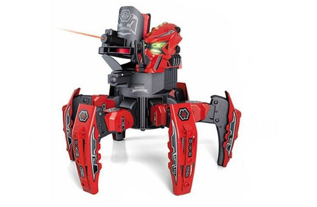 Радиоуправляемый робот-паук Space Warrior с дисками и лазерным прицелом 2.4G - KY9005-1