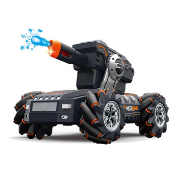 Радиоуправляемый дрифт танк-робот (пульт + часы, стреляет гелевыми пулями) - QR2076-ORANGE