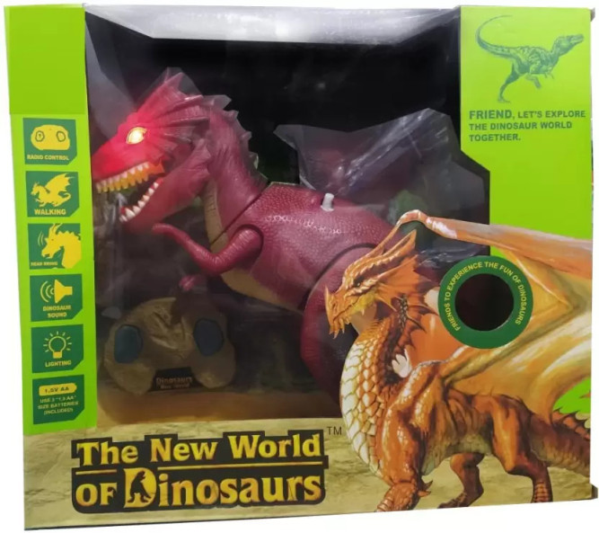 Радиоуправляемый дракон (33 см, красный, свет, звук) - 9988-RED