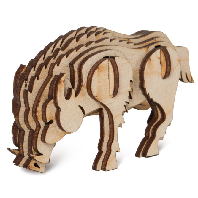 Конструктор-3D пазл &amp;quot;Кабан&amp;quot; - K12D