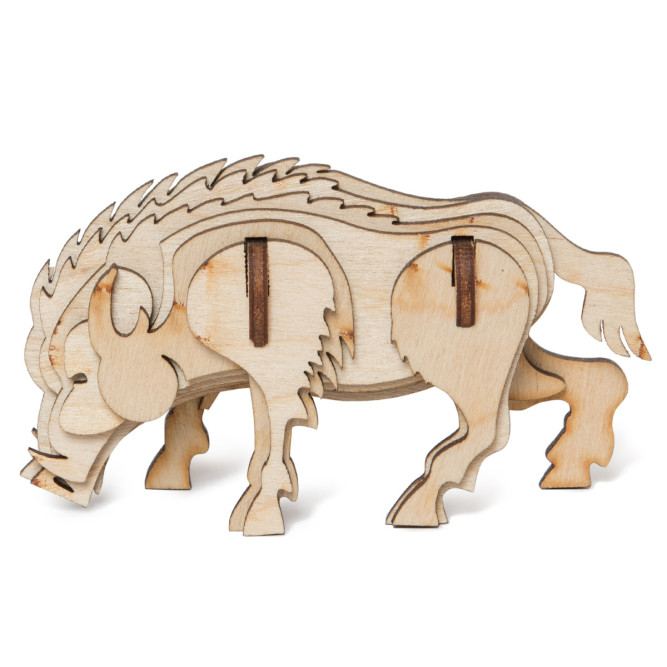 Конструктор-3D пазл &amp;quot;Кабан&amp;quot; - K12D