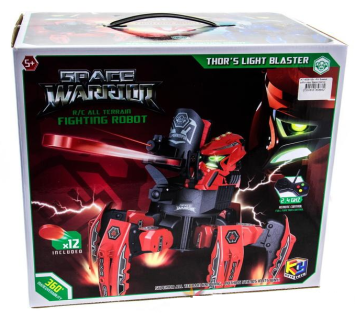 Радиоуправляемый робот-паук Space Warrior с пульками и лазерным прицелом 2.4G - KY9006-1