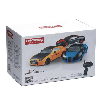 Радиоуправляемая машина для дрифта Bugatti Veyron (19 см, 15 км/ч, сменные колеса, фишки) - SC24A04