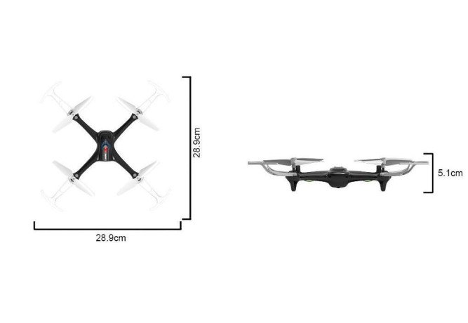Радиоуправляемый квадрокоптер Syma X15A Black RTF 2.4G - SYMA-X15A-BLACK