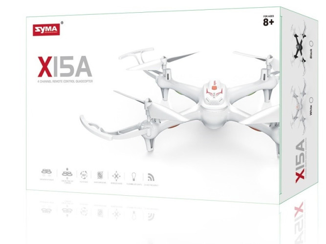 Радиоуправляемый квадрокоптер Syma X15A Black RTF 2.4G - SYMA-X15A-BLACK