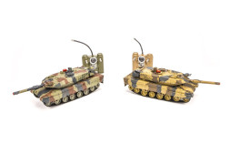 Радиоуправляемый танковый бой Huan Qi Abrams vs Abrams 1:24 2.4G - HQ558