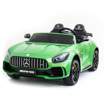 Электромобиль Harley Bella Mercedes-Benz GT R 4x4 MP3 - HL289-MATTE-GREEN-4WD