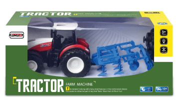 Радиоуправляемый трактор для пахоты полей Huina / KoroDy (свет, акб) - KD6639