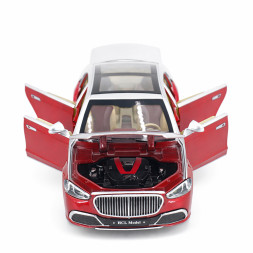 Радиоуправляемая металлическая машина Mercedes S600 1:22 - HCL-3813-RED