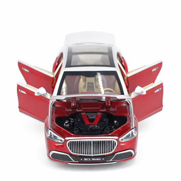 Радиоуправляемая металлическая машина Mercedes S600 1:22 - HCL-3813-RED